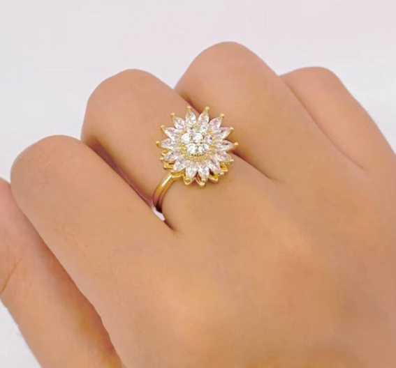 Anillo Girasol Antiestrés 🌻